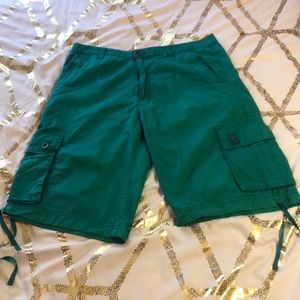 Marc Ecko Cut & Sew Green Cargo Shorts